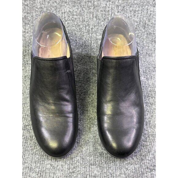 Clark’s woman’s shoes 8 black contoured, comfort heel 2” - Picture 5 of 16